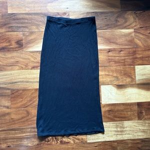 Reformation ribbed skirt